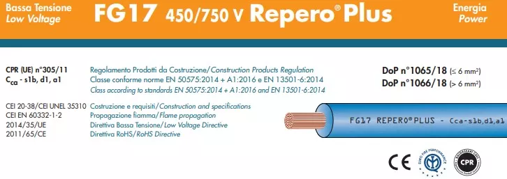 Cavo unipolare FG17